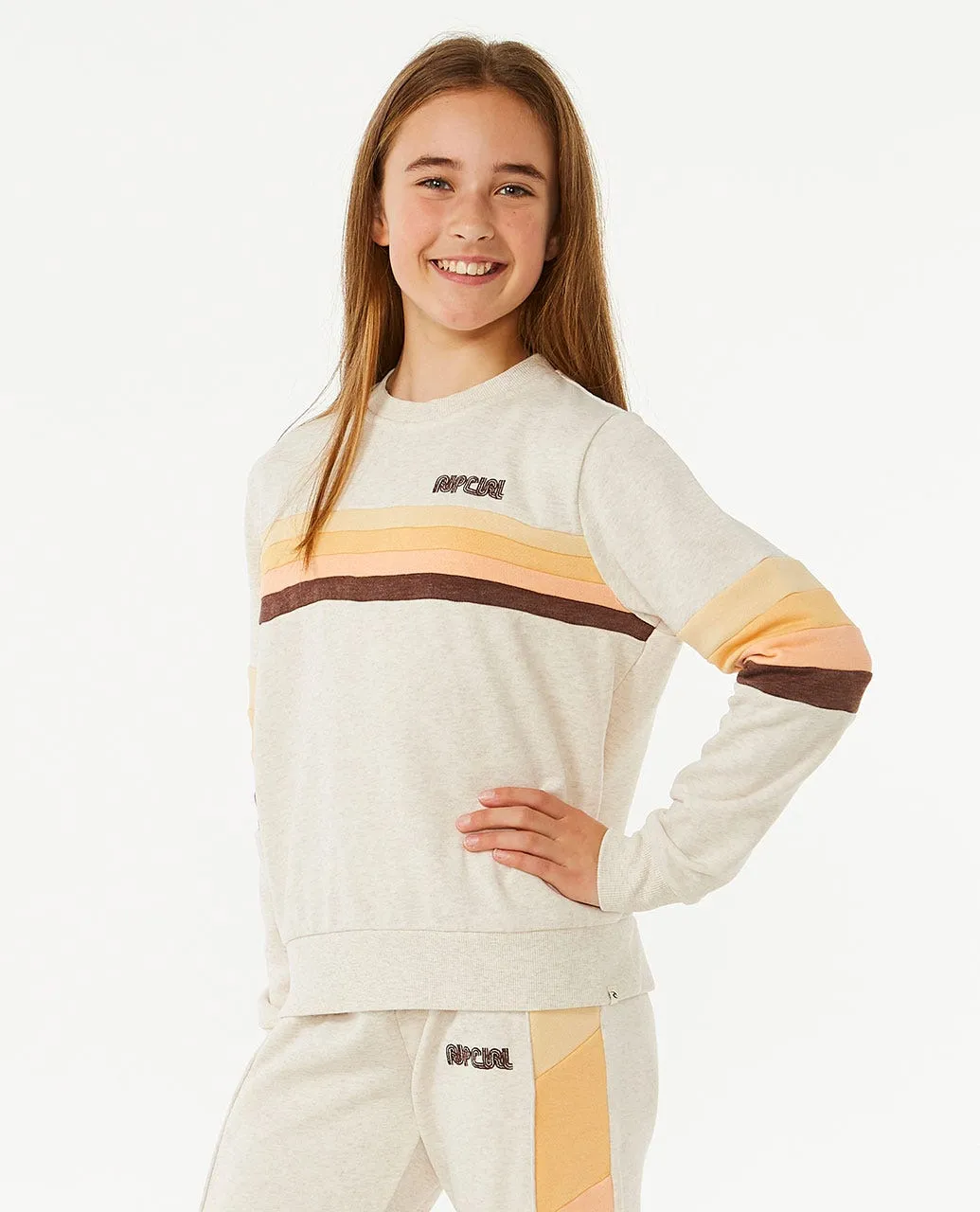 Revival Panelled Crew Fleece Girl