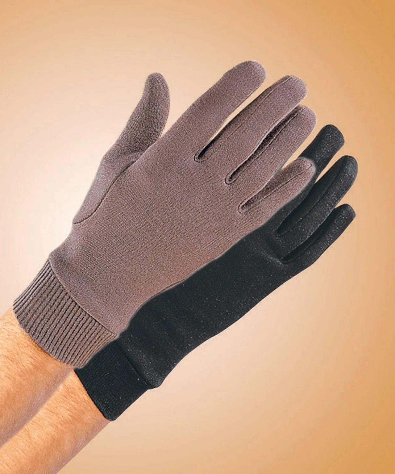 Stylish Ribbed Cuff Gloves