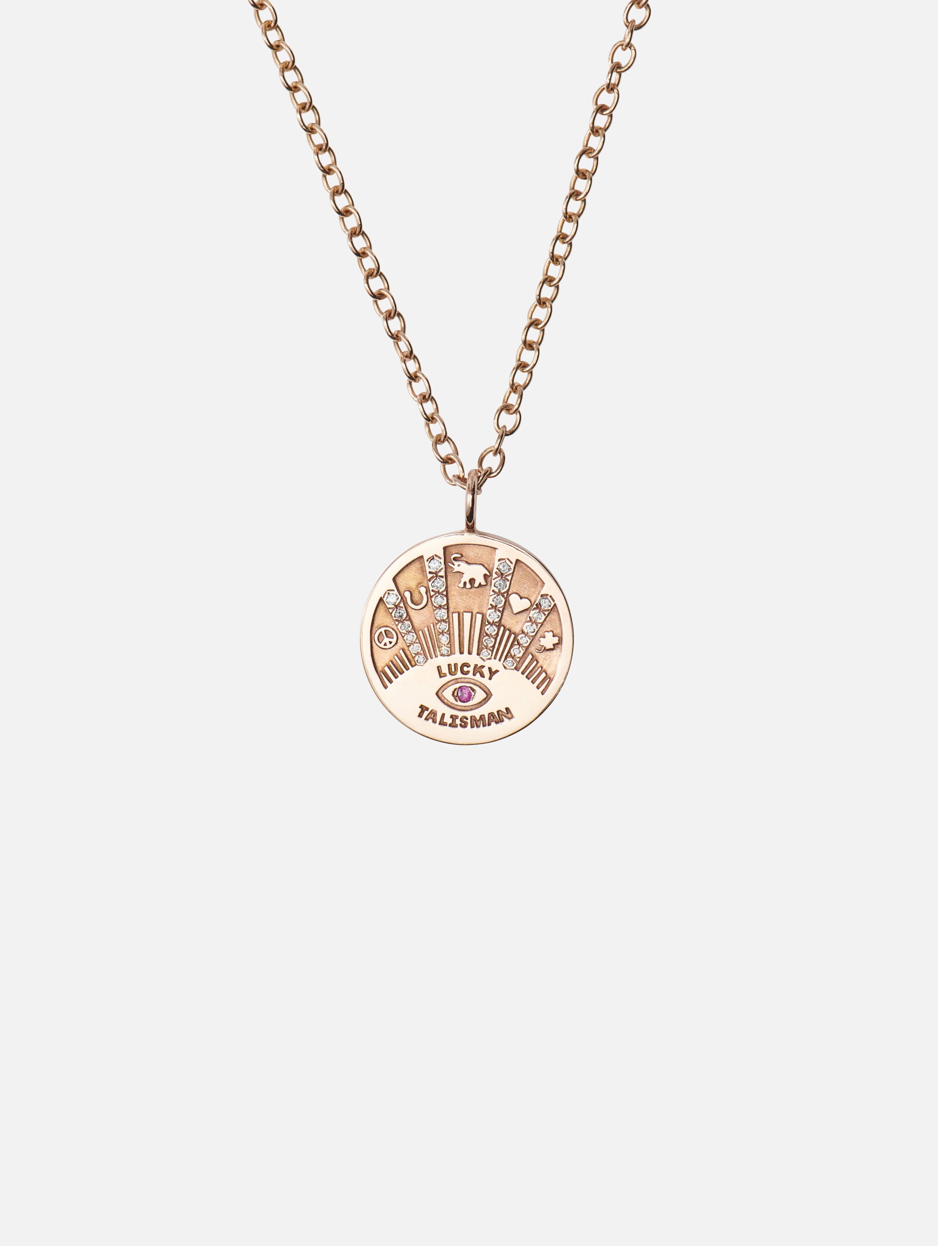 Rose Gold Coin Necklace