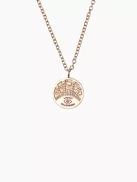 Rose Gold Coin Necklace