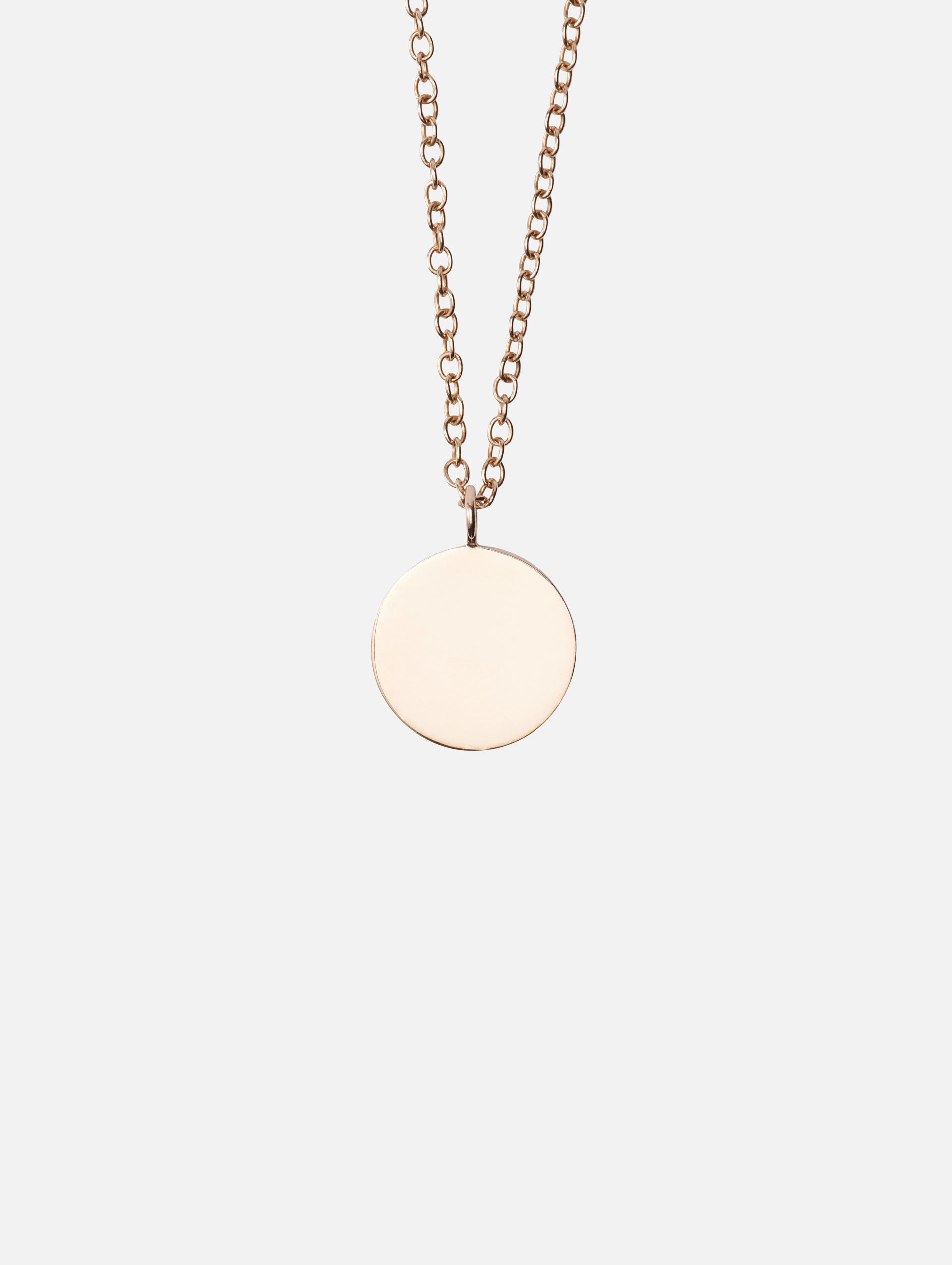 Rose Gold Coin Necklace