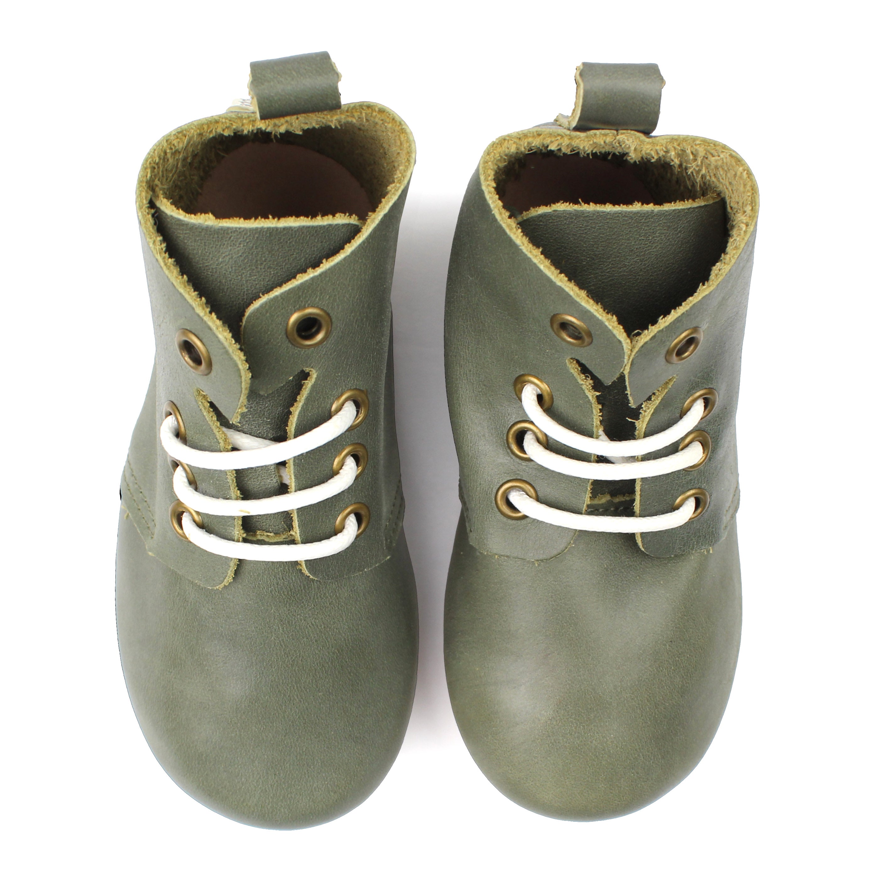 Sage High Top Oxfords with Hard Sole.