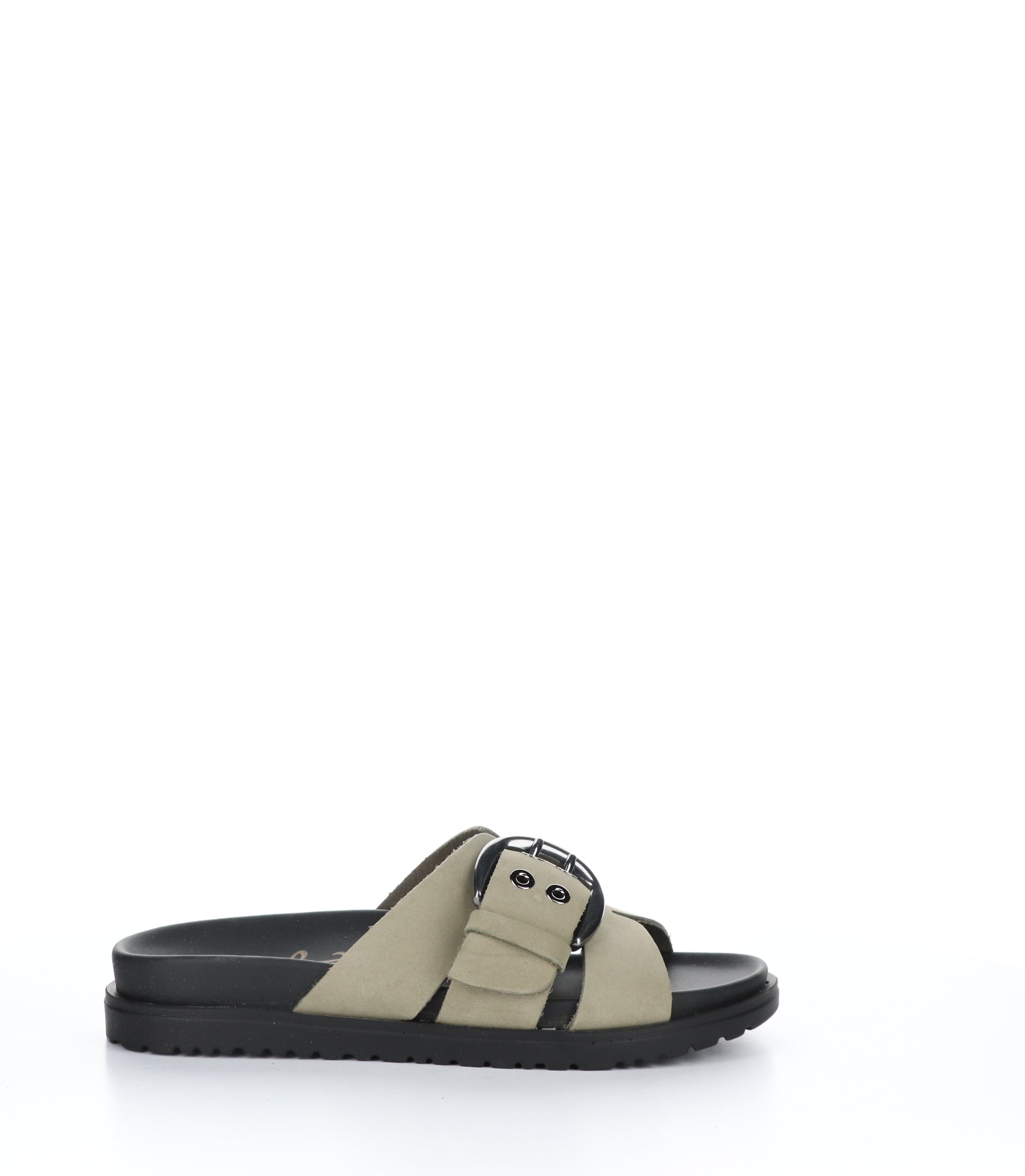 SALERNO FANGO TAUPE slip-on slides for sale