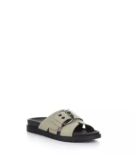 SALERNO FANGO TAUPE slip-on slides for sale