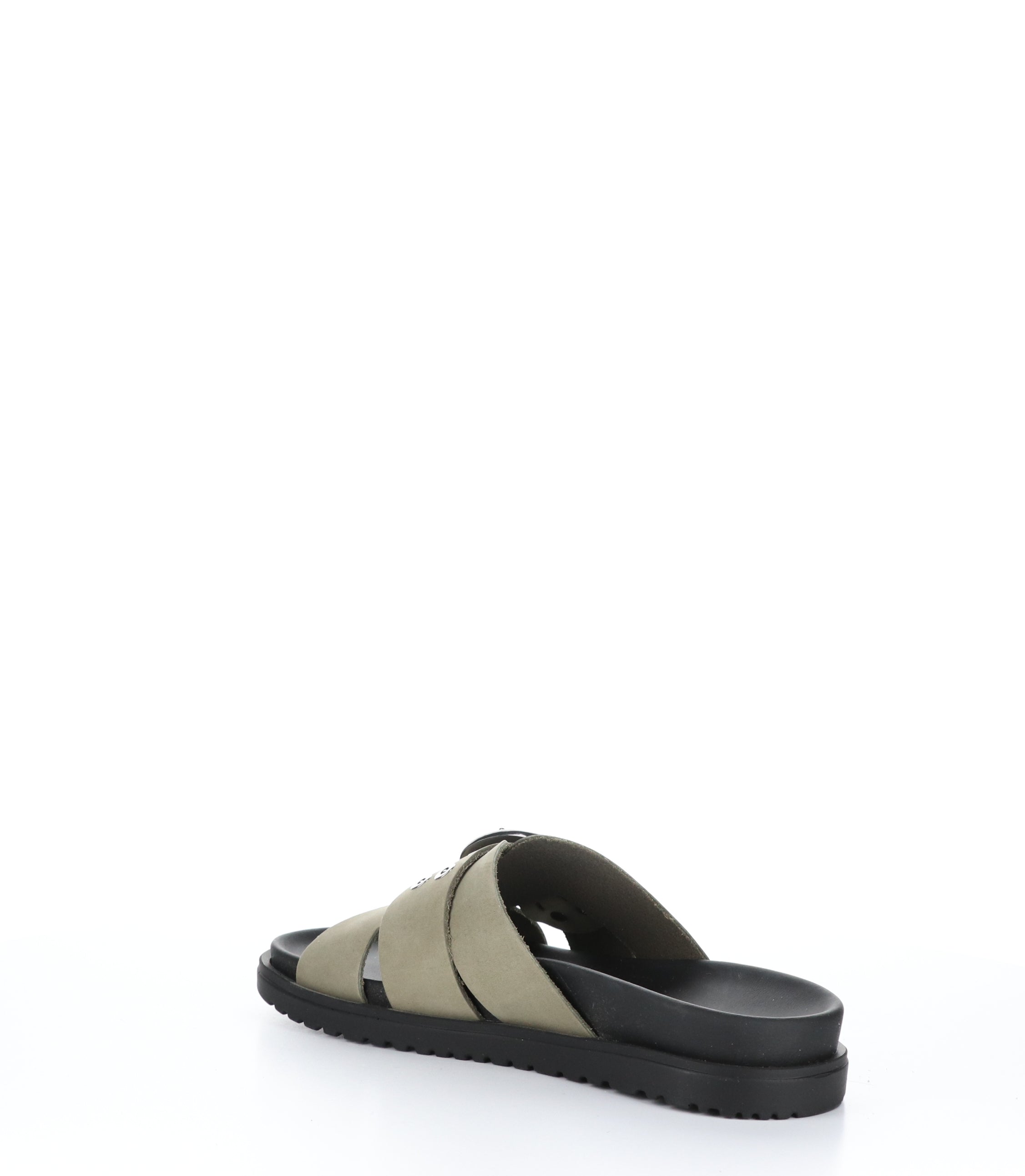 SALERNO FANGO TAUPE slip-on slides for sale