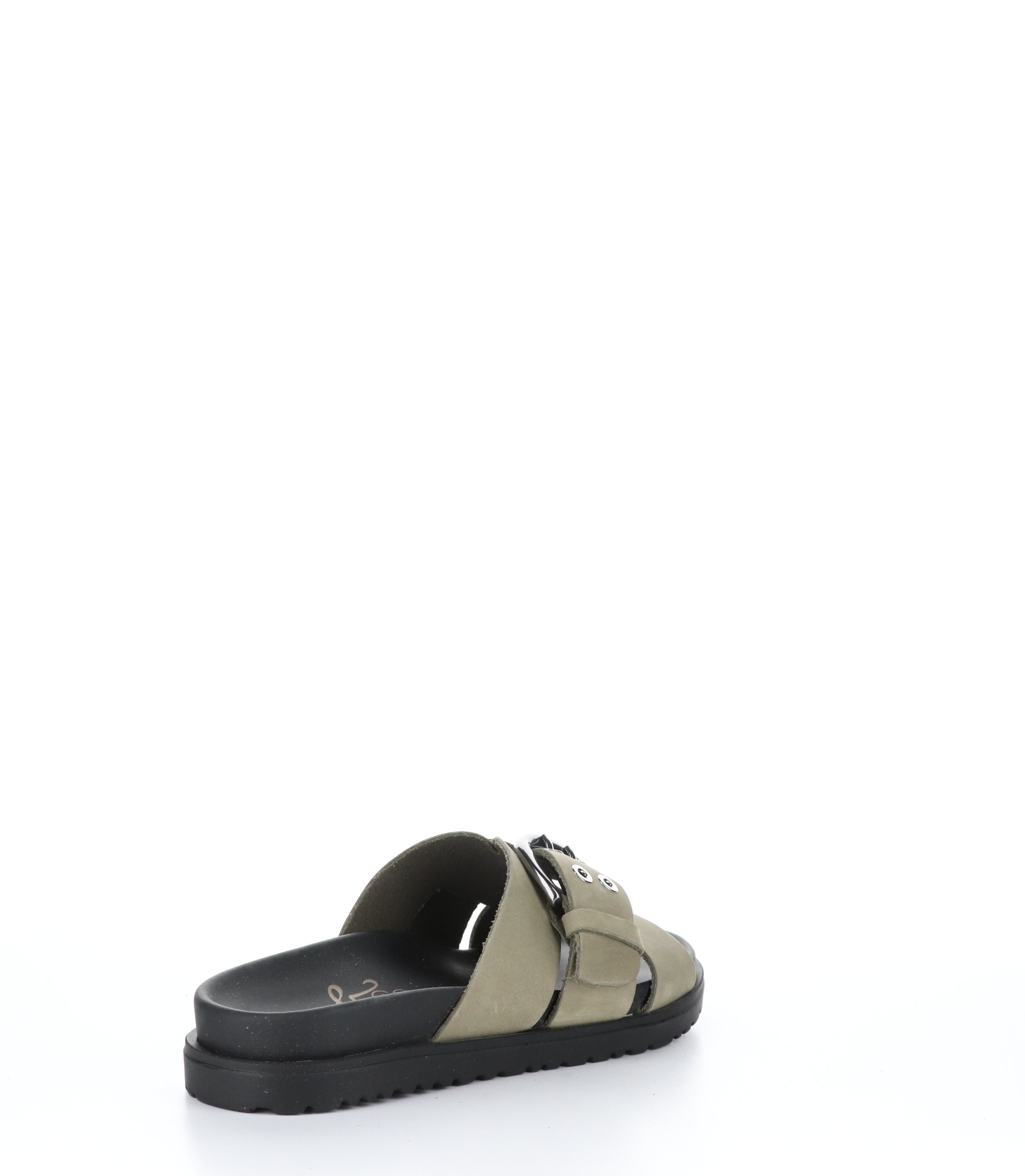 SALERNO FANGO TAUPE slip-on slides for sale