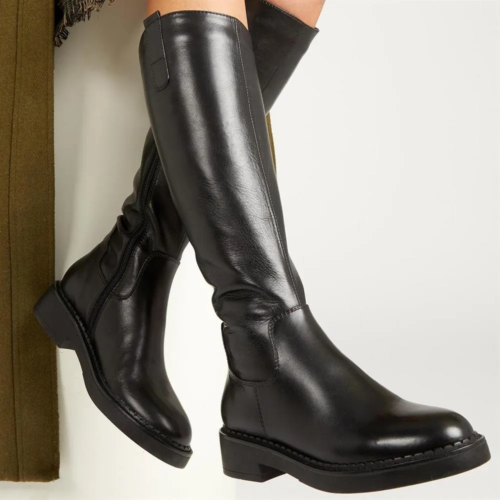 SEBASTIANA 322 840 Women's Leather Knee High Boots