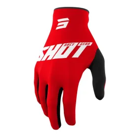 Shot 2022 Raw Burst Black Red Gloves