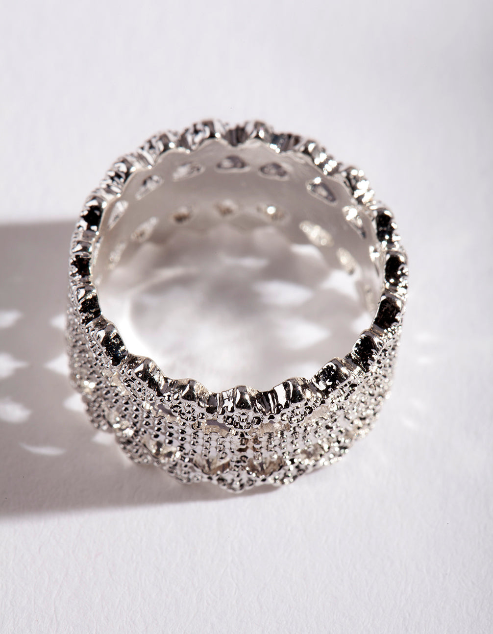 Silver Lace Ring