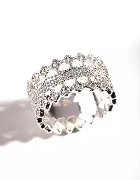 Silver Lace Ring