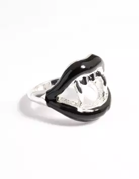 Silver Vampire Ring