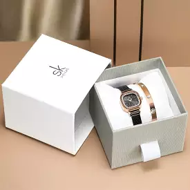 SK Lady Watch and Bracelet Set