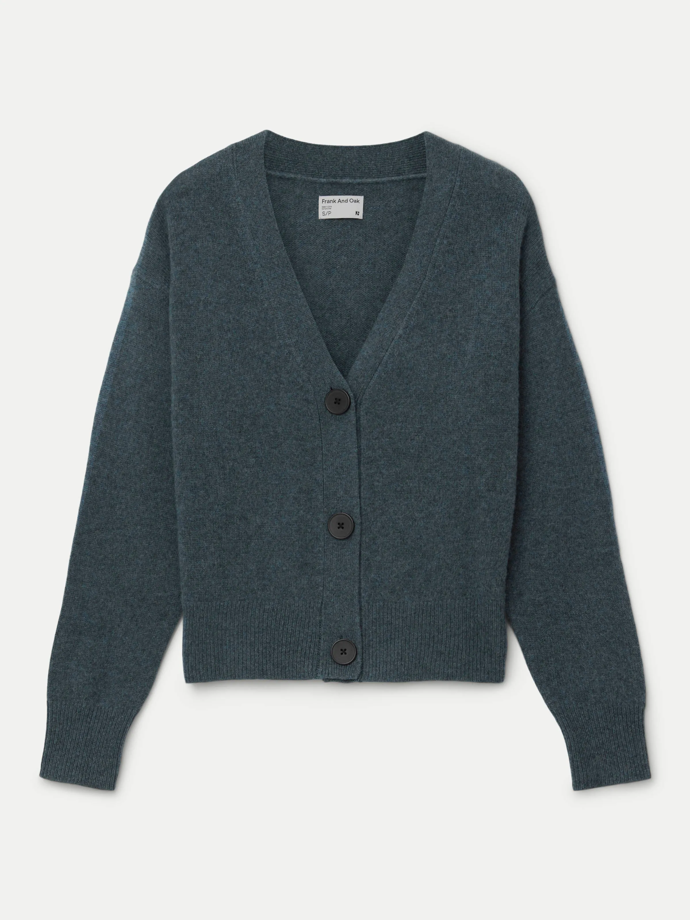 Slate Yak Wool Cardigan