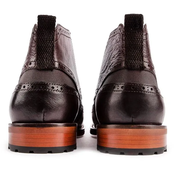 Brogue Boots with Handcrafted Sole