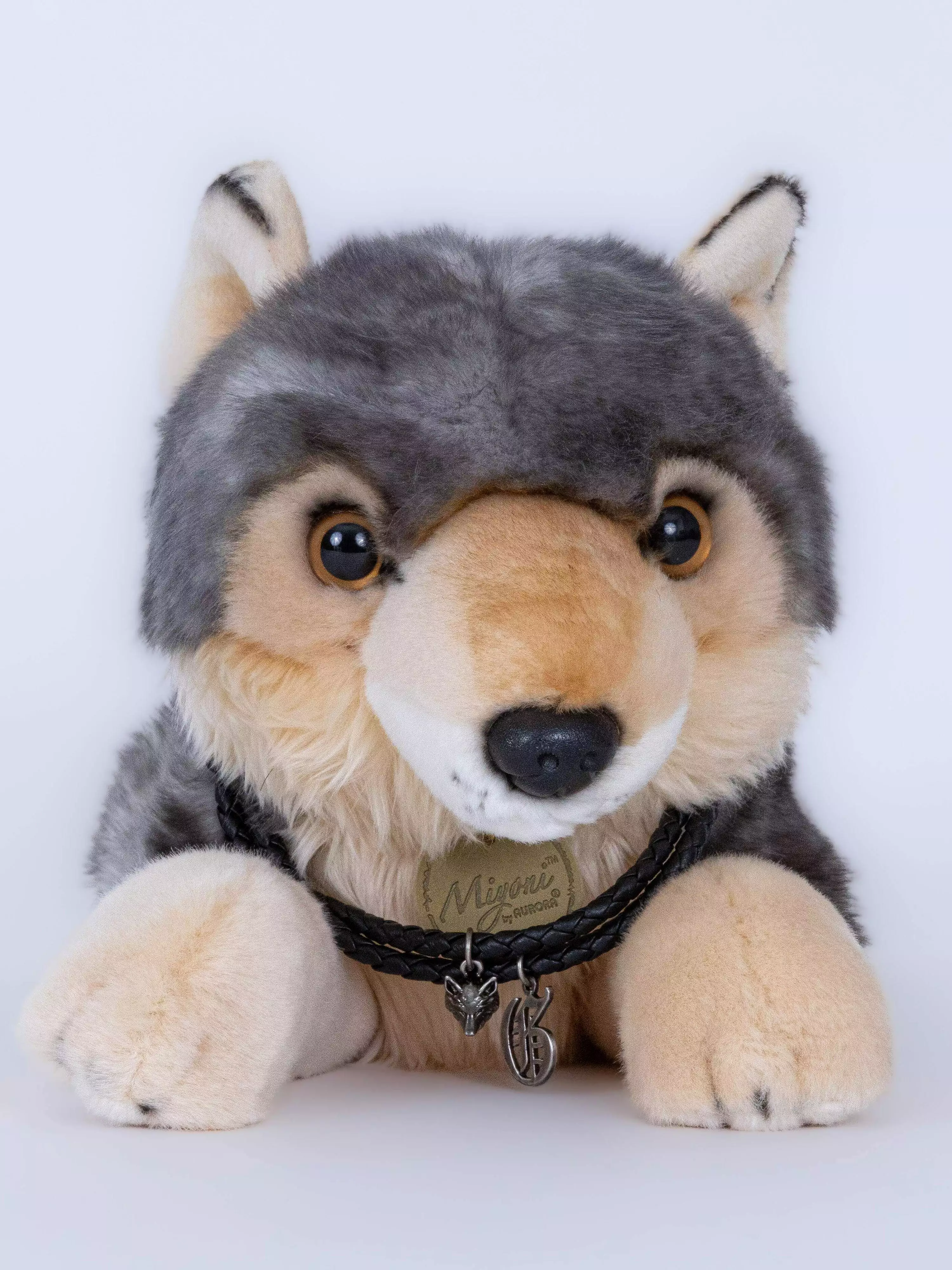 Spirit Wolf Plush Toy with Bracelet