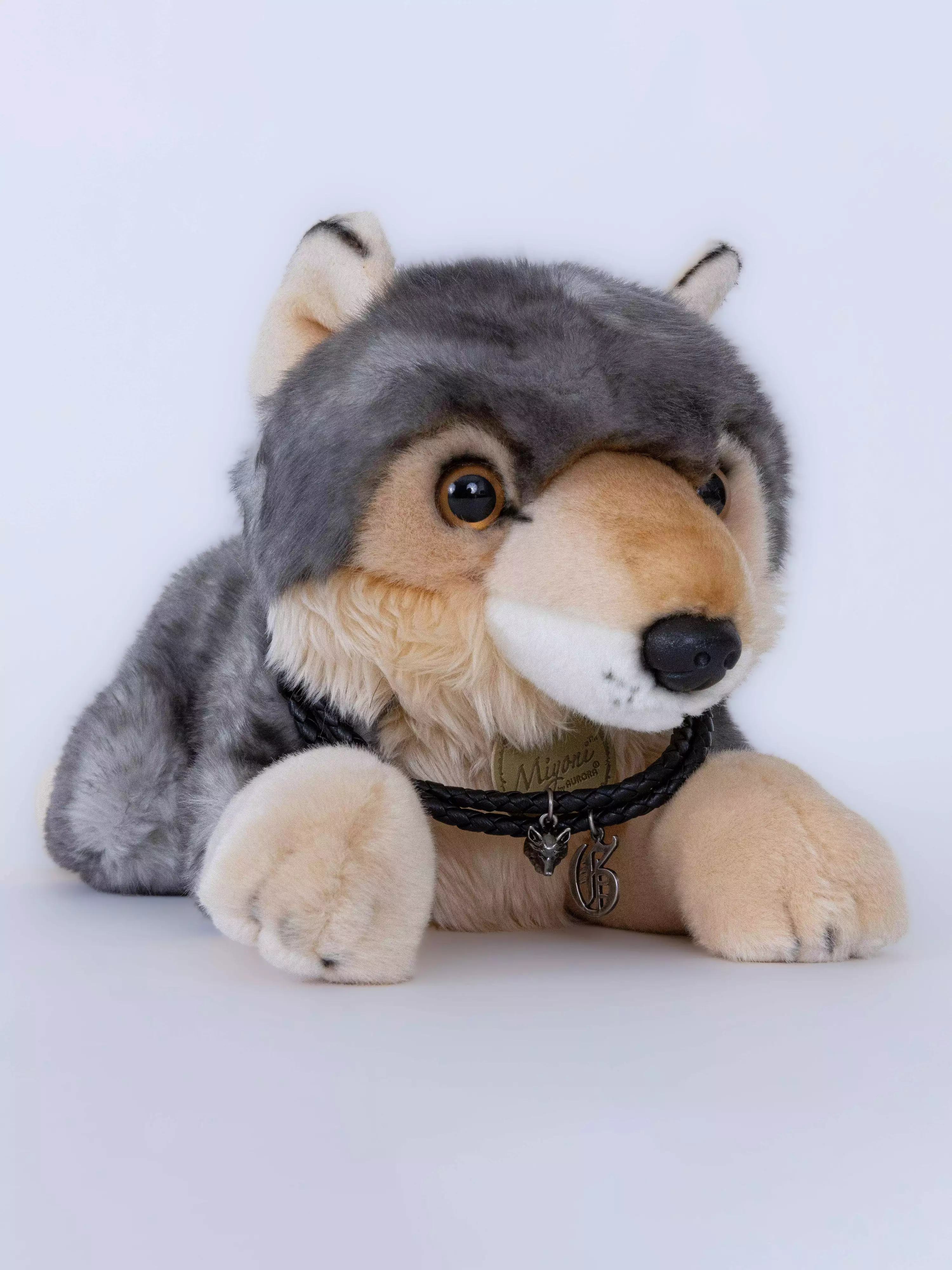 Spirit Wolf Plush Toy with Bracelet