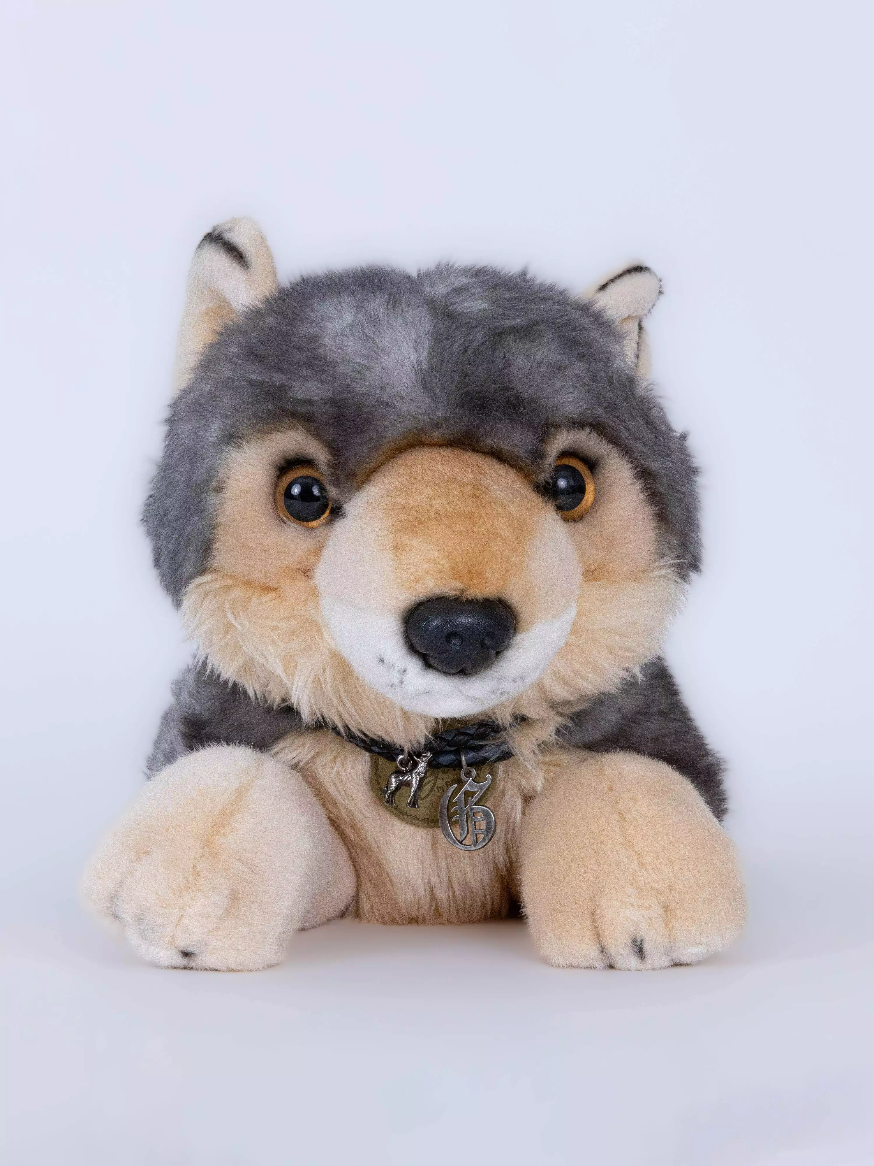 Spirit Wolf Plush Toy with Bracelet