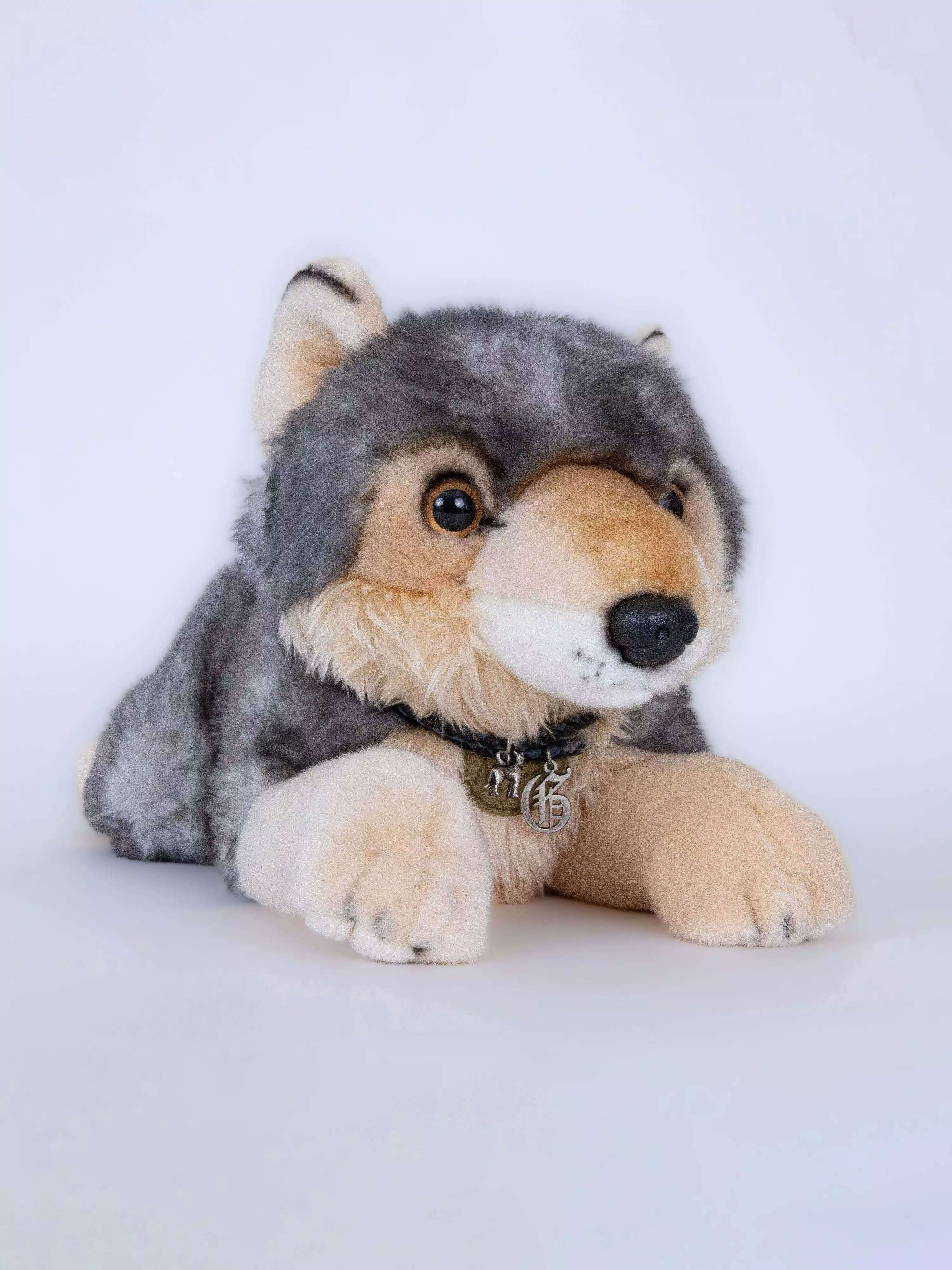 Spirit Wolf Plush Toy with Bracelet