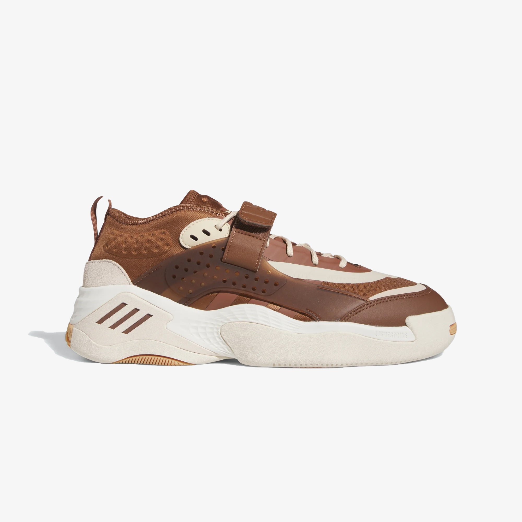 Streetball Shoes - Preloved Brown F23 | Wonder White F21