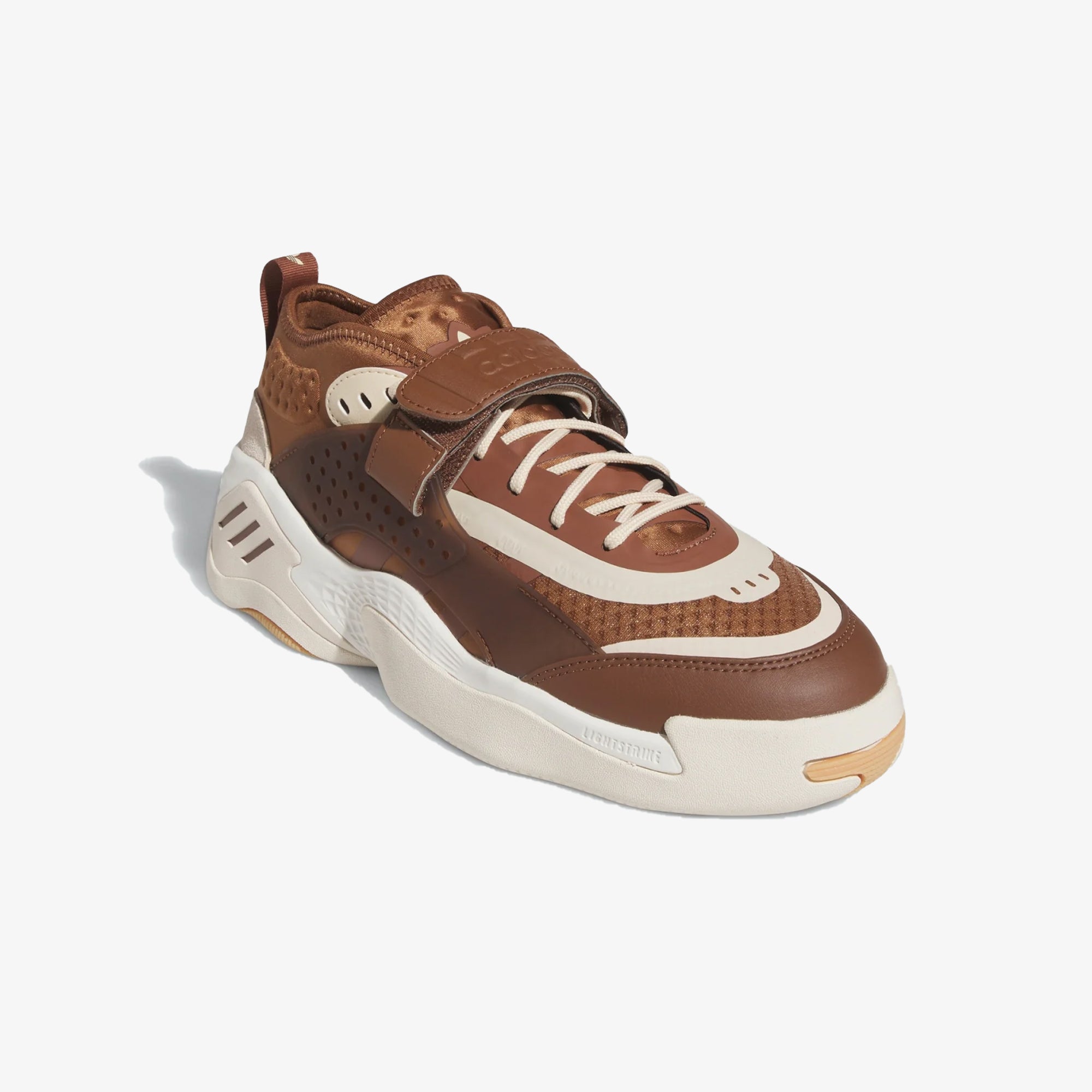 Streetball Shoes - Preloved Brown F23 | Wonder White F21