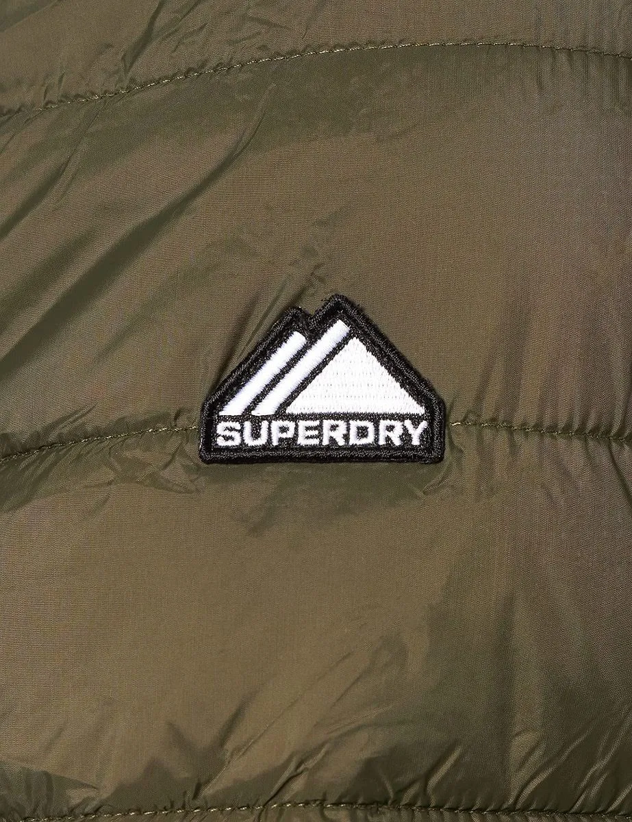 Superdry Classic Fuji Puffer Jacket in Dark Moss