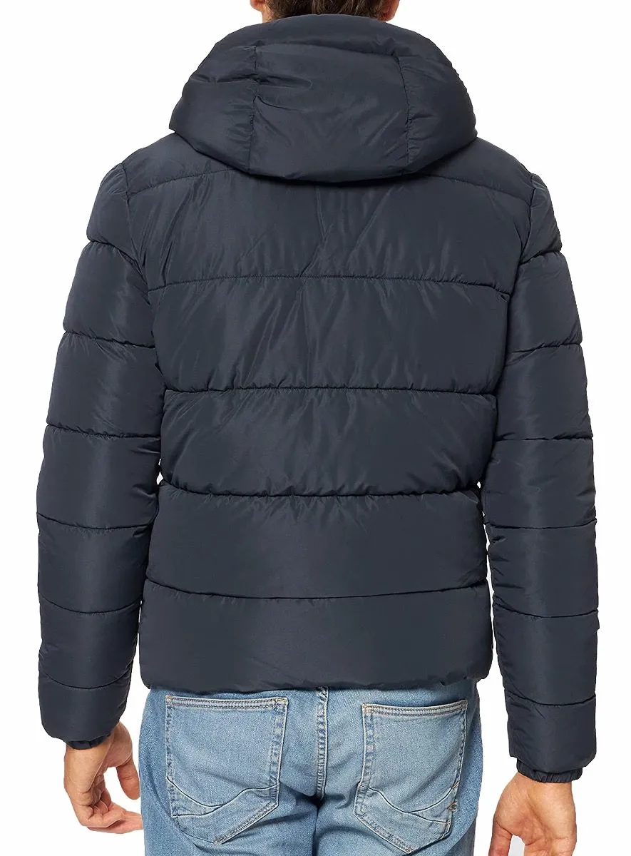 Superdry Eclipse Navy Hooded Sports Puffer Jacket