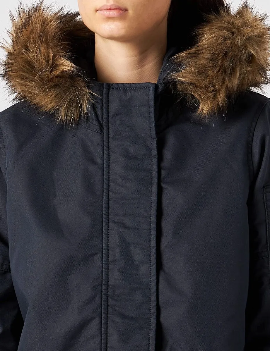 Superdry Women's Fishtail Parka Jacket in Scout Navy