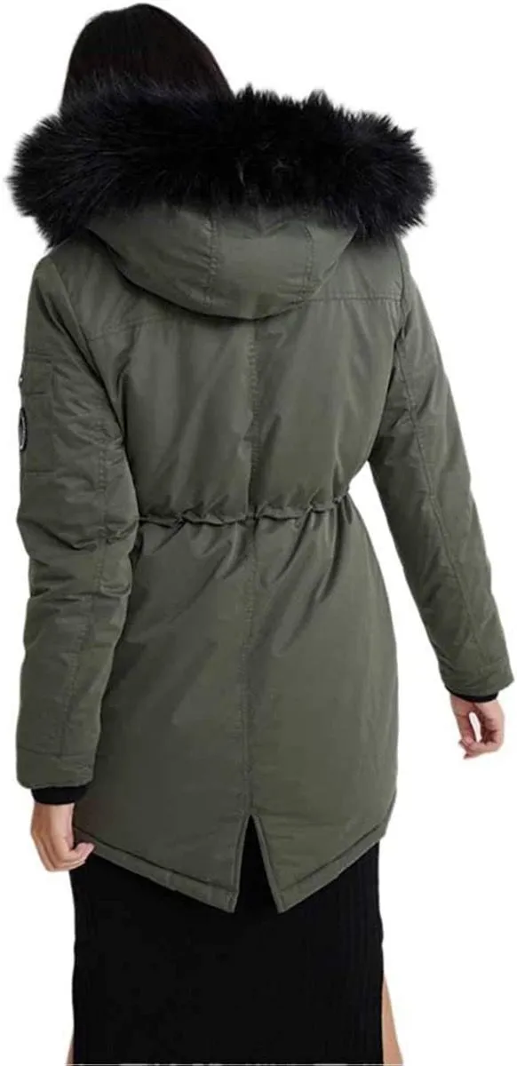 Women's Military Duck Parka Jackets by Superdry