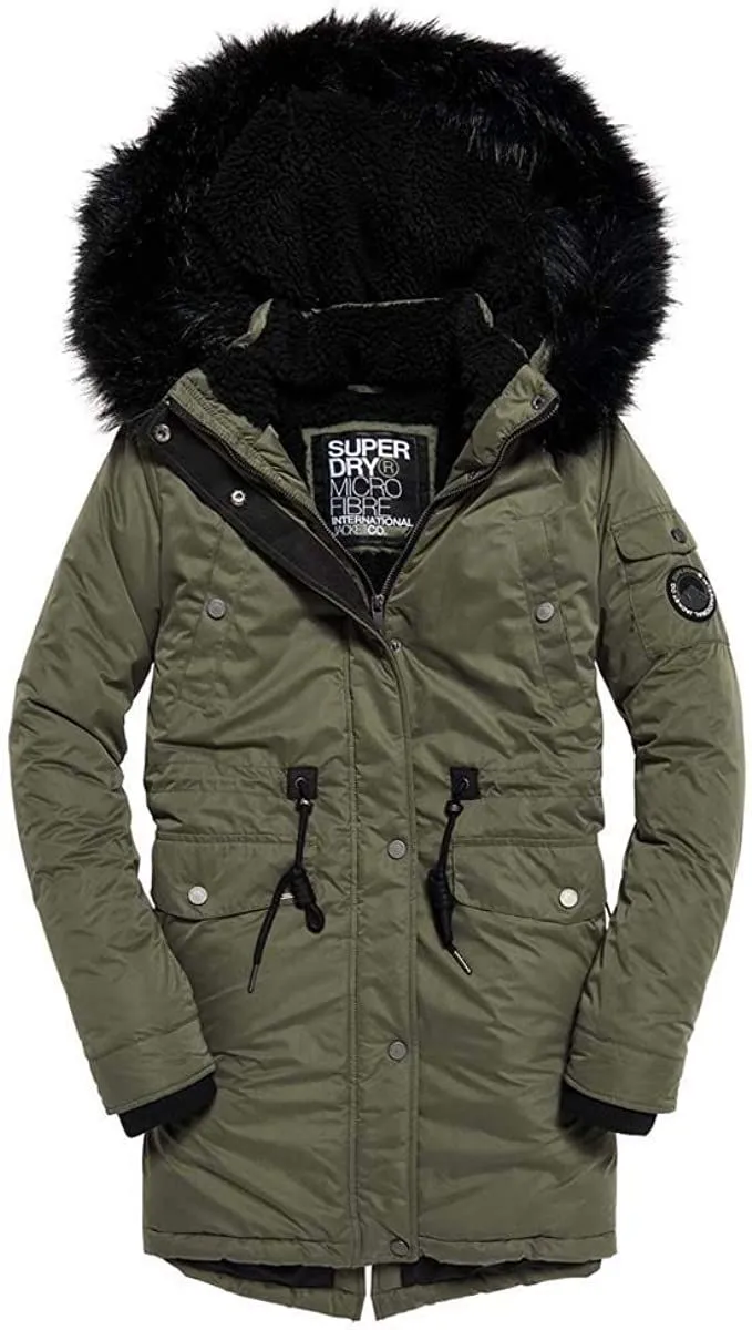 Women's Military Duck Parka Jackets by Superdry