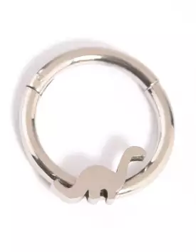 Surgical Steel Dinosaur Clicker Ring - Shop Now!