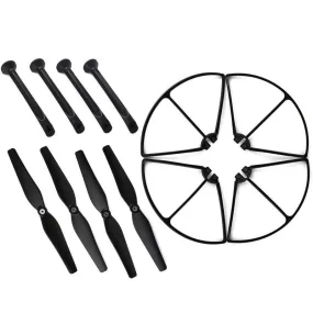 Syma X8C X8W X8G X8 Spare Parts 4 Propeller Ling Gear Protect Ring RC Quadcopter Drone