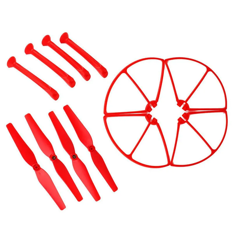 Syma X8C X8W X8G X8 Spare Parts 4 Propeller Ling Gear Protect Ring RC Quadcopter Drone