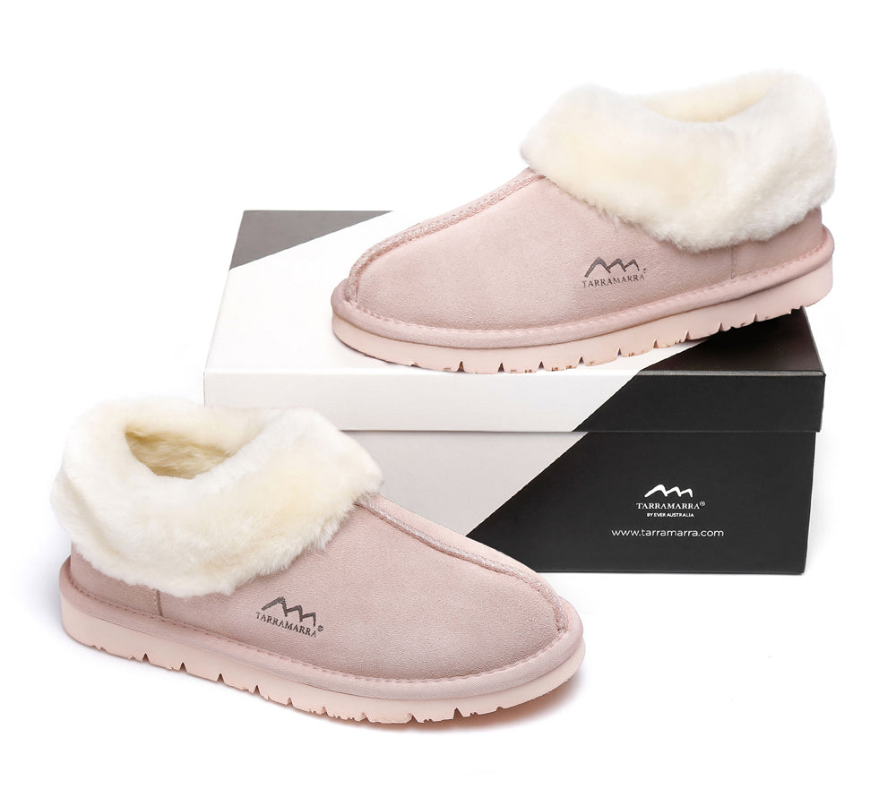 TARRAMARRA Australian Sheepskin Ankle Slipper - Premium Unisex Homey Design