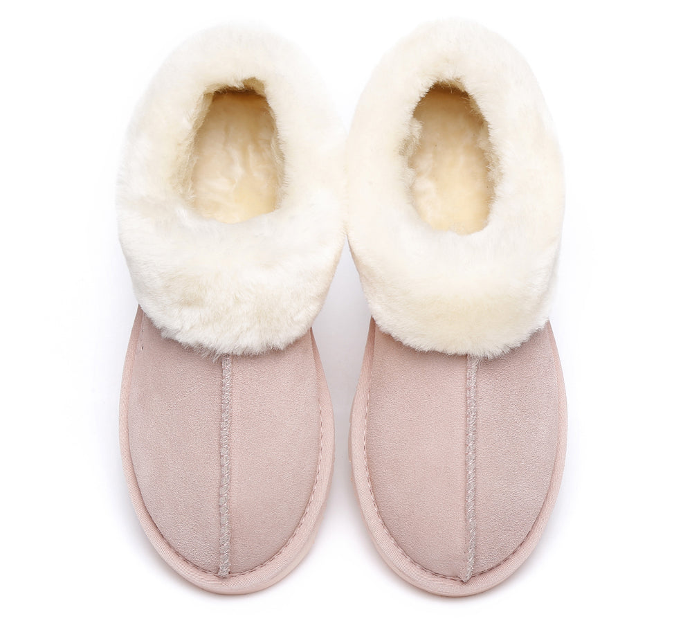 TARRAMARRA Australian Sheepskin Ankle Slipper - Premium Unisex Homey Design