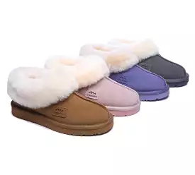 TARRAMARRA Australian Sheepskin Ankle Slipper - Premium Unisex Homey Design