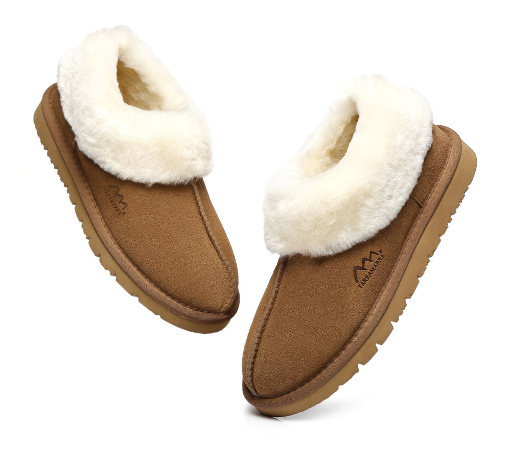 TARRAMARRA Australian Sheepskin Ankle Slipper - Premium Unisex Homey Design