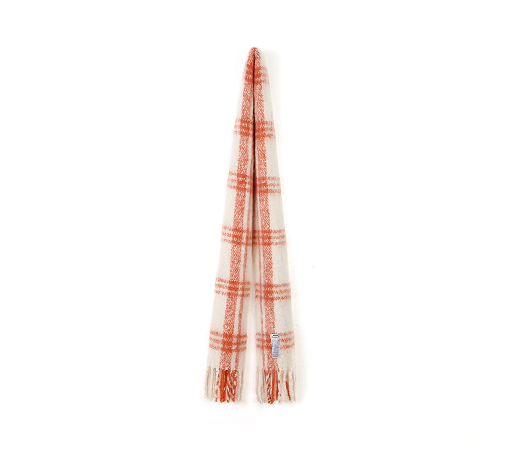 TARRAMARRA Soft Checked Fringed Scarf - Best Deals and Latest Styles