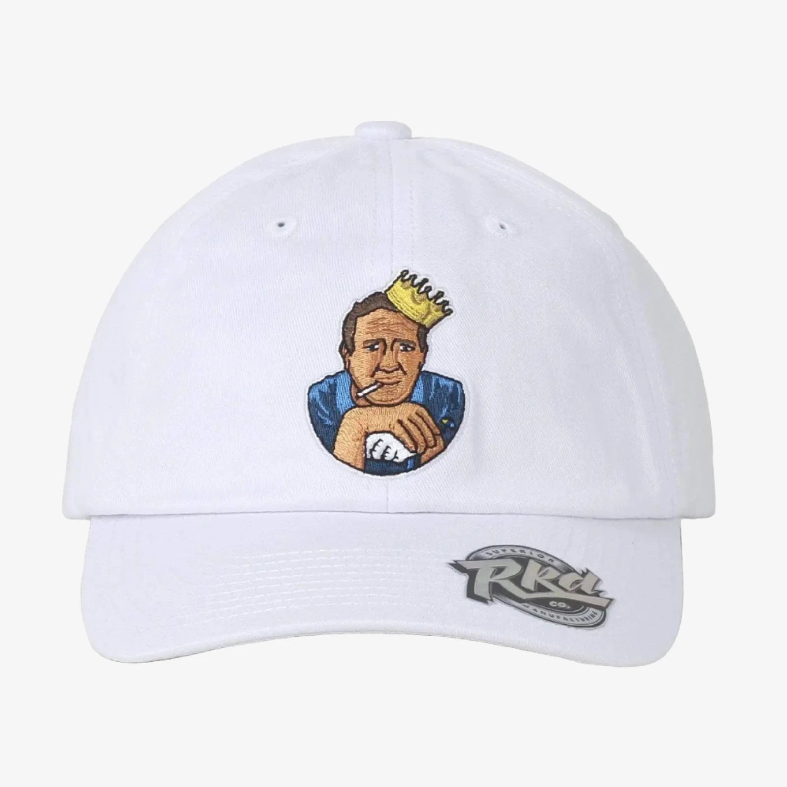 The King Golf Hat - GOAT White Dad Hat