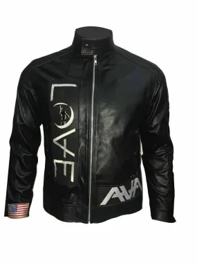 Tom Delonge Angels And Airwaves Love Leather Jacket - Famous Jackets - Result: Tom Delonge Angels And Airwaves Leather Jacket - 