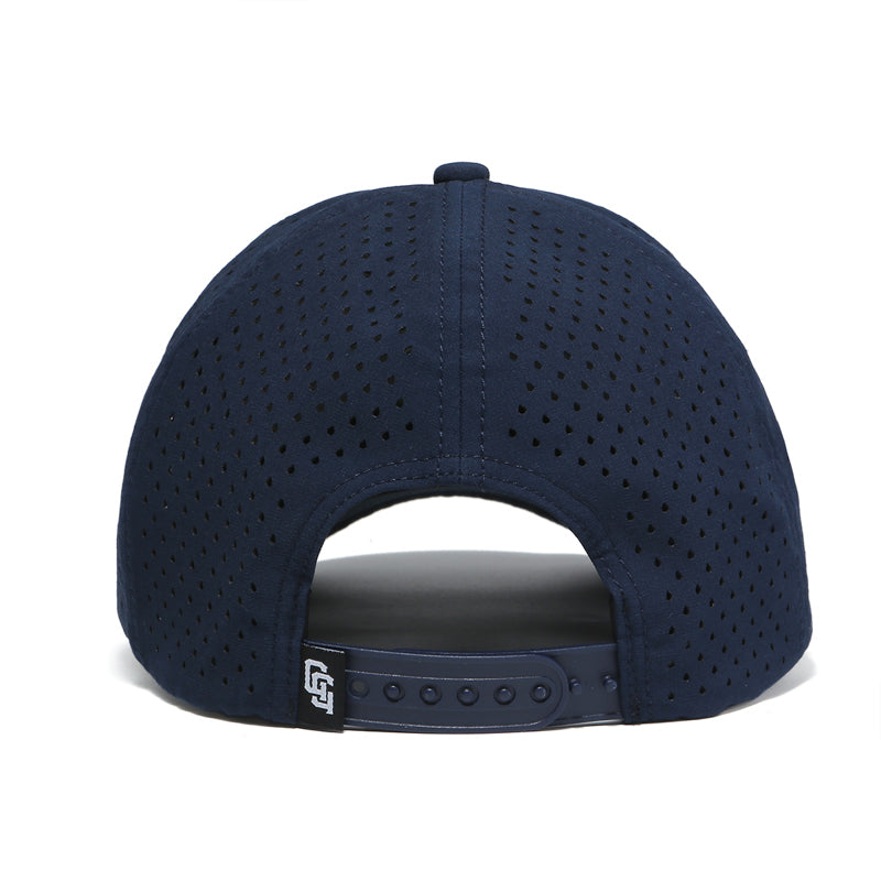 TOUR PRO Angry Golfer Navy Blue Golf Hat with Curved Brim