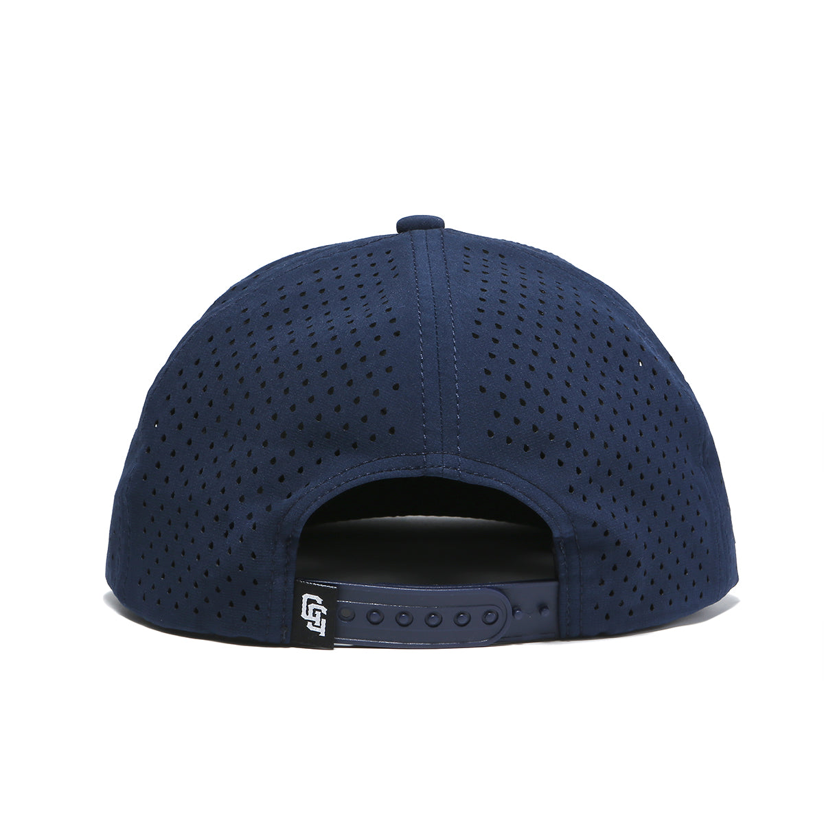 Tour Pro Angry Golfer Navy Blue Golf Hat with Flat Brim