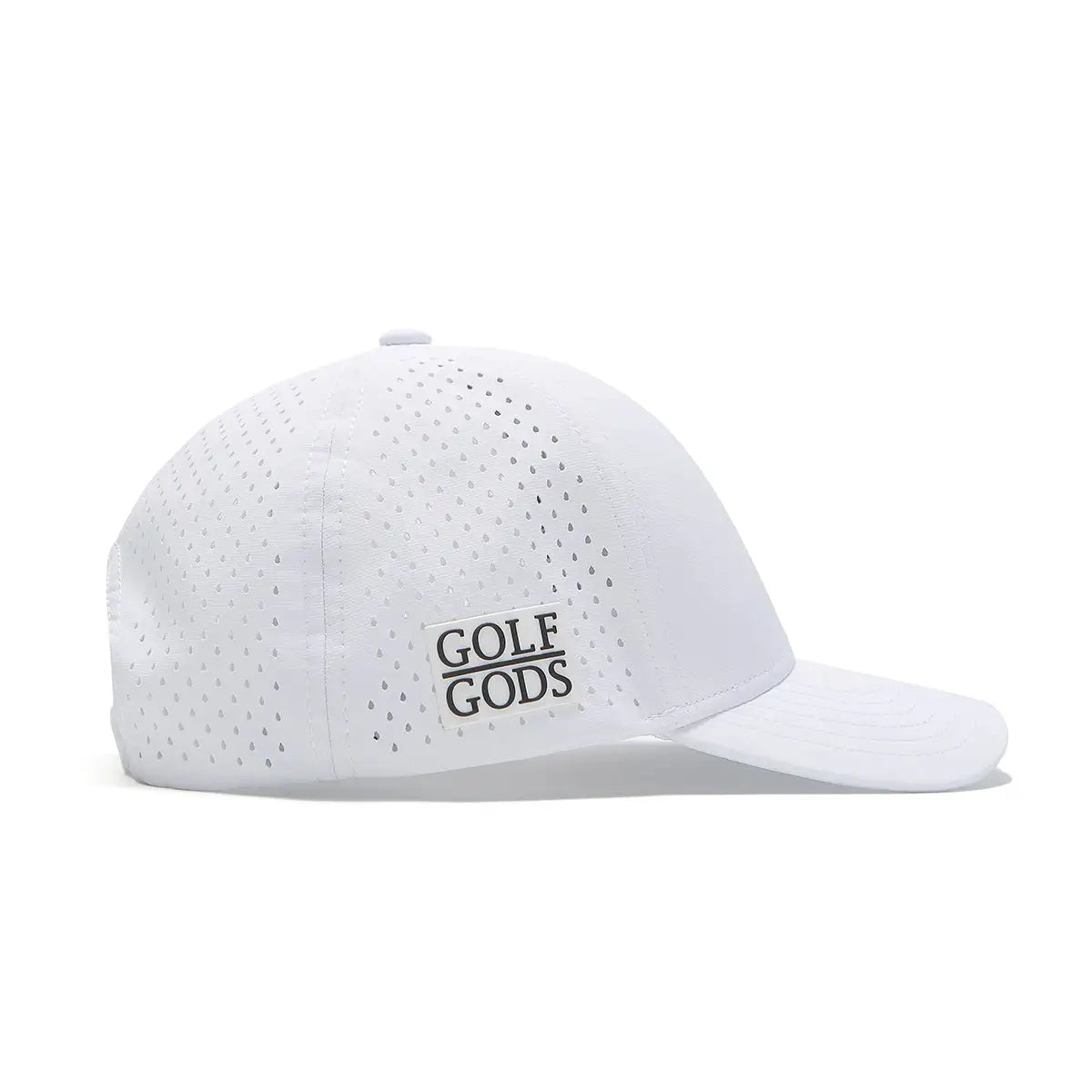 Tour Pro Golf Fans White Hat with Curved Brim