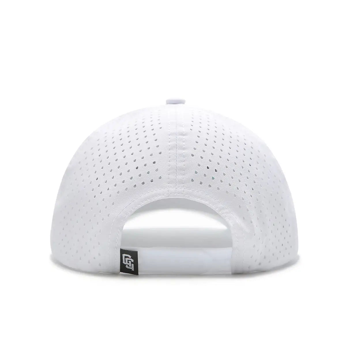 Tour Pro Golf Fans White Hat with Curved Brim