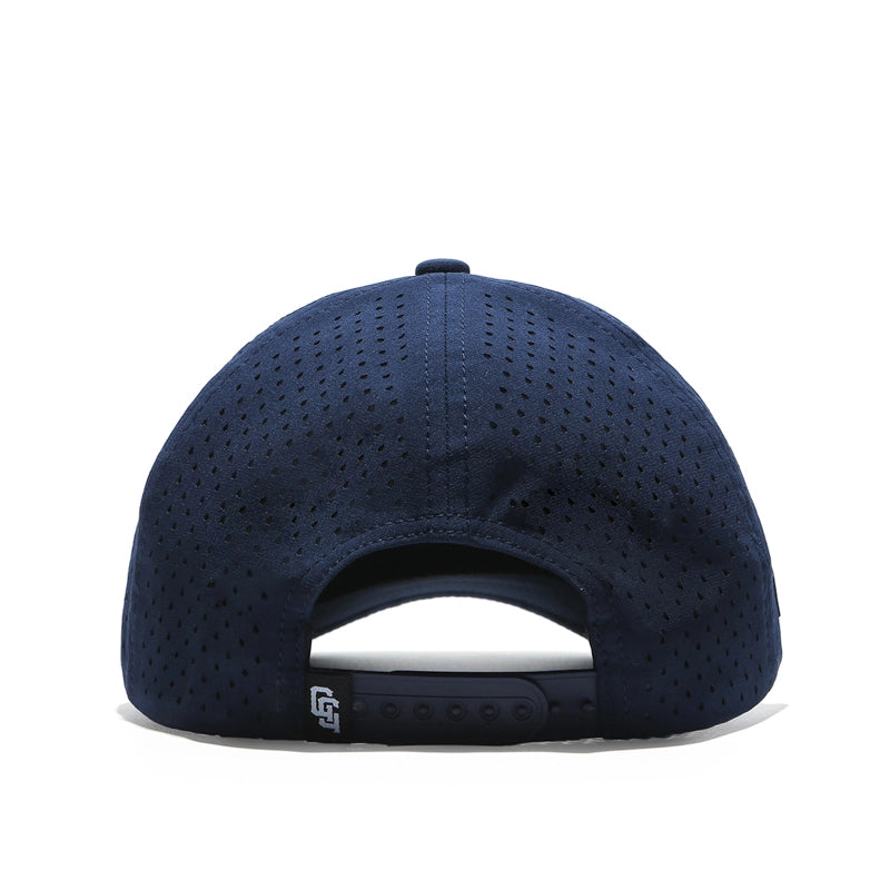 Tour Pro Mad Slicer Golf Hat - Navy Blue, Curved Brim