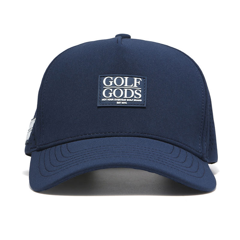 Tour Pro Navy Blue Golf Hat - Curved Brim