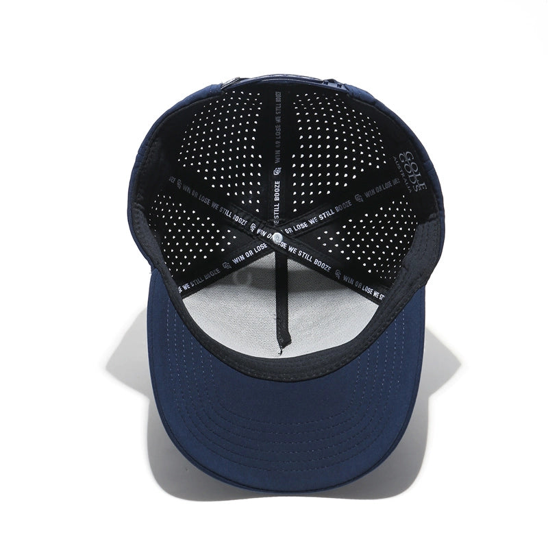 Tour Pro Navy Blue Golf Hat - Curved Brim