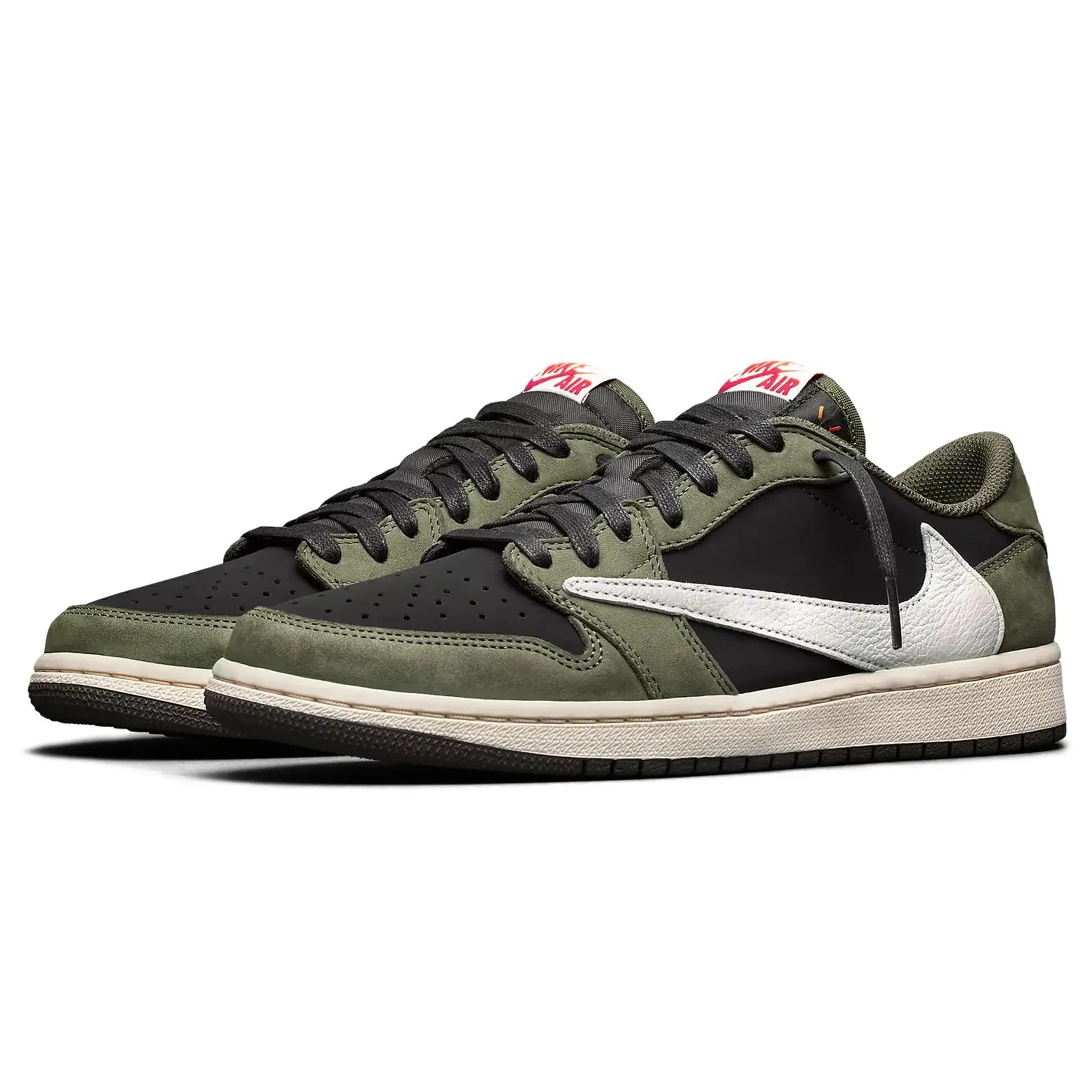 Travis Scott Air Jordan 1 Low Black Olive OG.