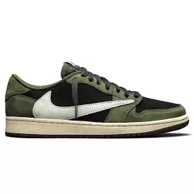 Travis Scott Air Jordan 1 Low Black Olive OG.