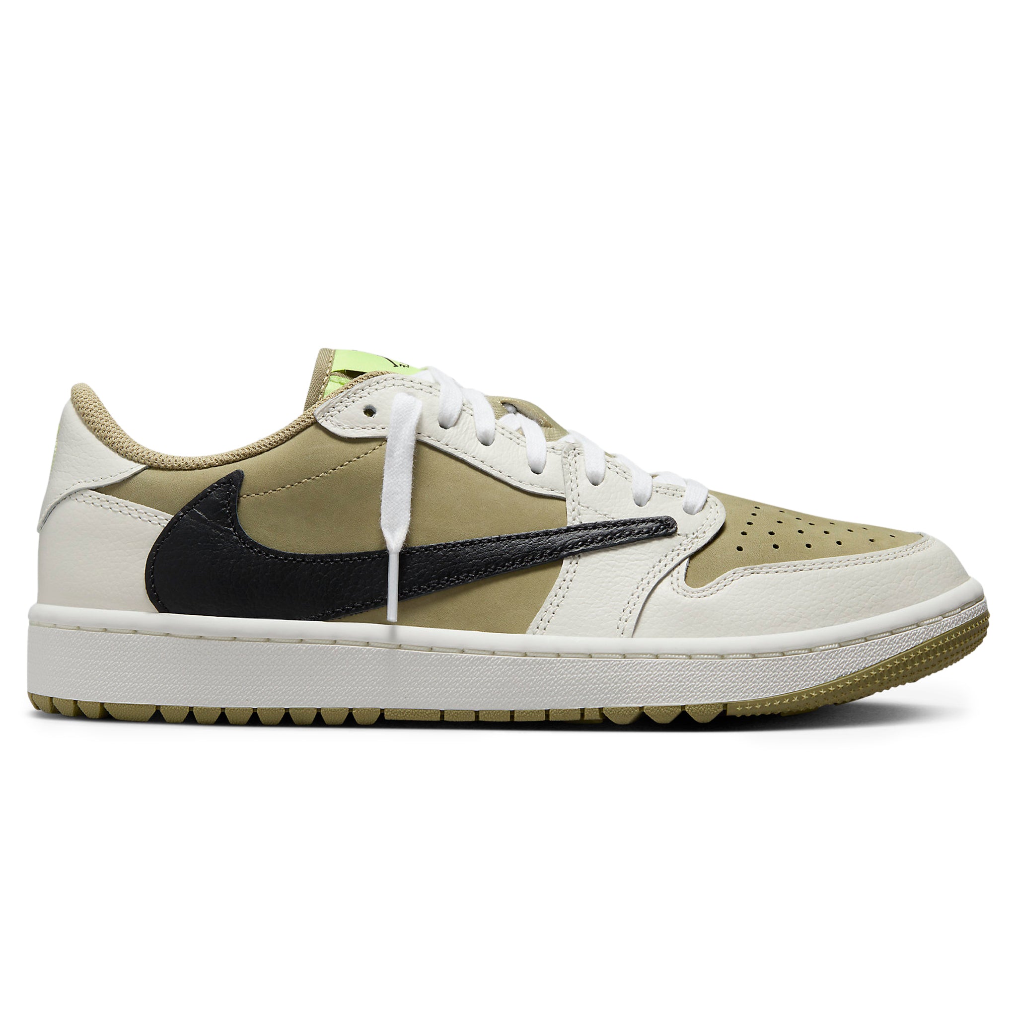 Travis Scott Air Jordan 1 Low Golf Olive