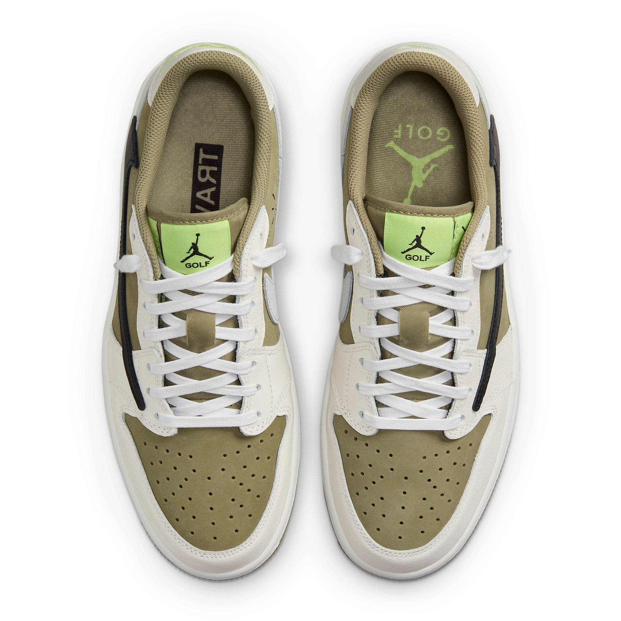 Travis Scott Air Jordan 1 Low Golf Olive